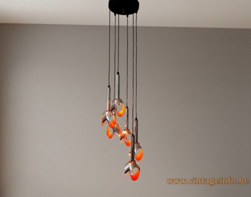 Massive Oval Rings Pendant Chandelier 5