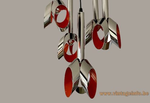 Massive Oval Rings Pendant Chandelier 8