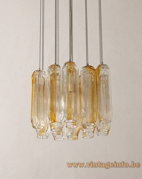 VeArt Quadrifoglio Tubes Chandelier 2
