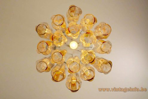 VeArt Quadrifoglio Tubes Chandelier 4
