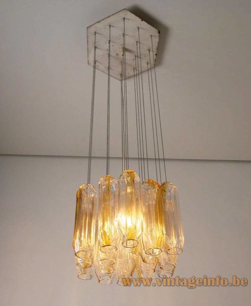 VeArt Quadrifoglio Tubes Chandelier 7