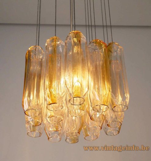 VeArt Quadrifoglio Tubes Chandelier 8