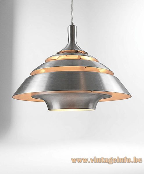 Schnieder Leuchten Aluminium Pendant Lamp 3