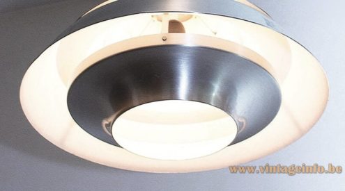 Schnieder Leuchten Aluminium Pendant Lamp 6