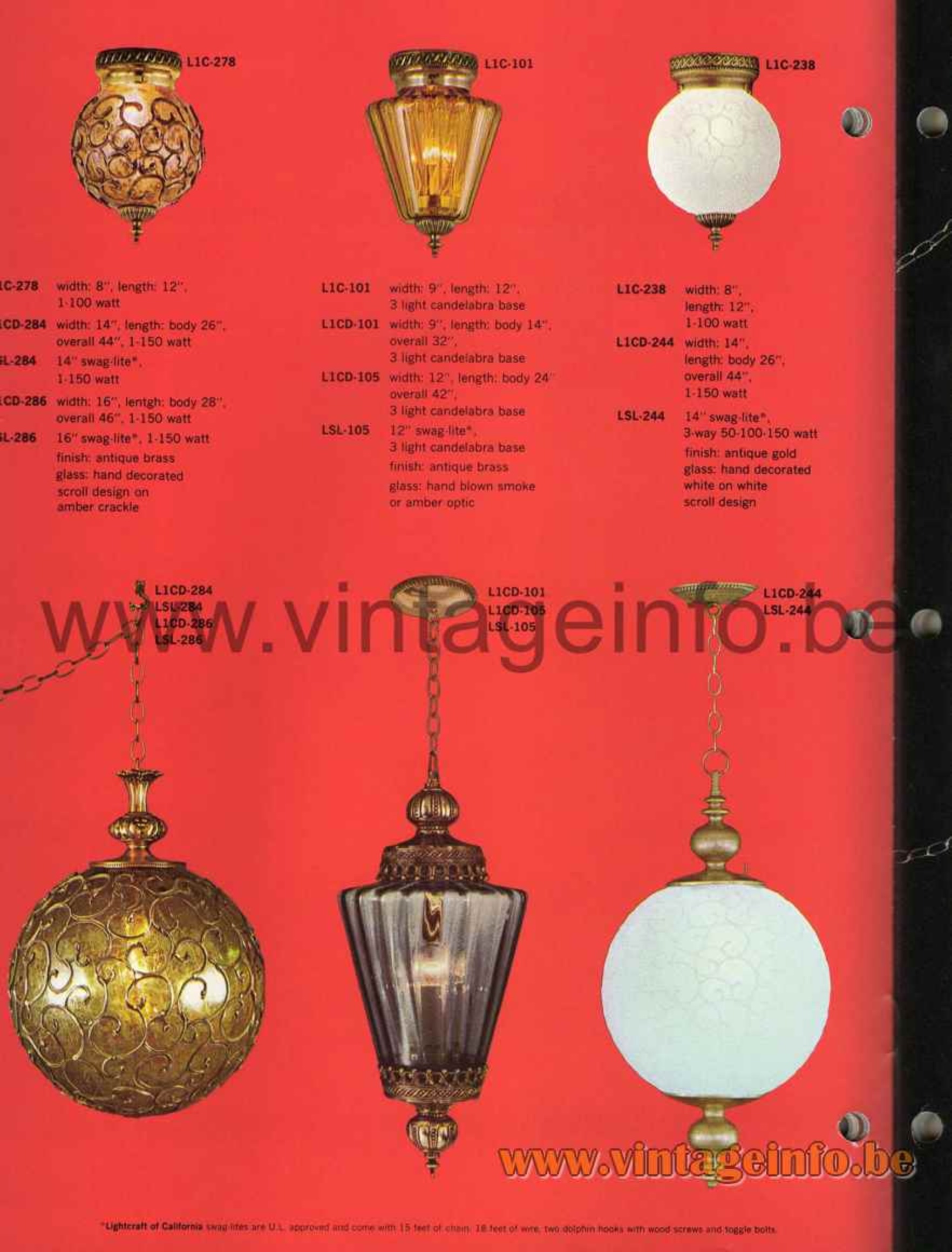 Lightcraft Of California 1960s Catalogue Vintageinfo All About