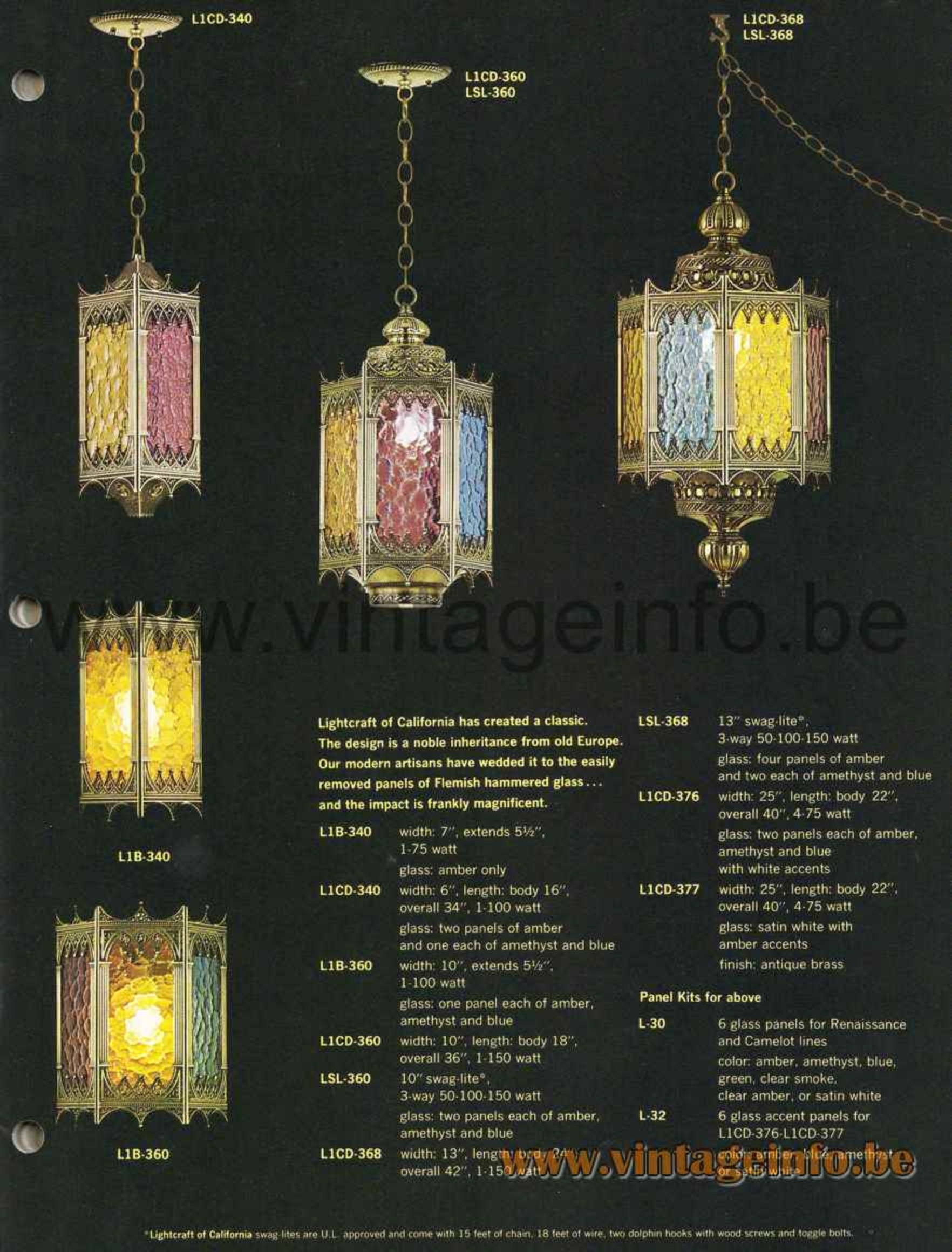 Lightcraft Of California 1960s Catalogue Vintageinfo All About