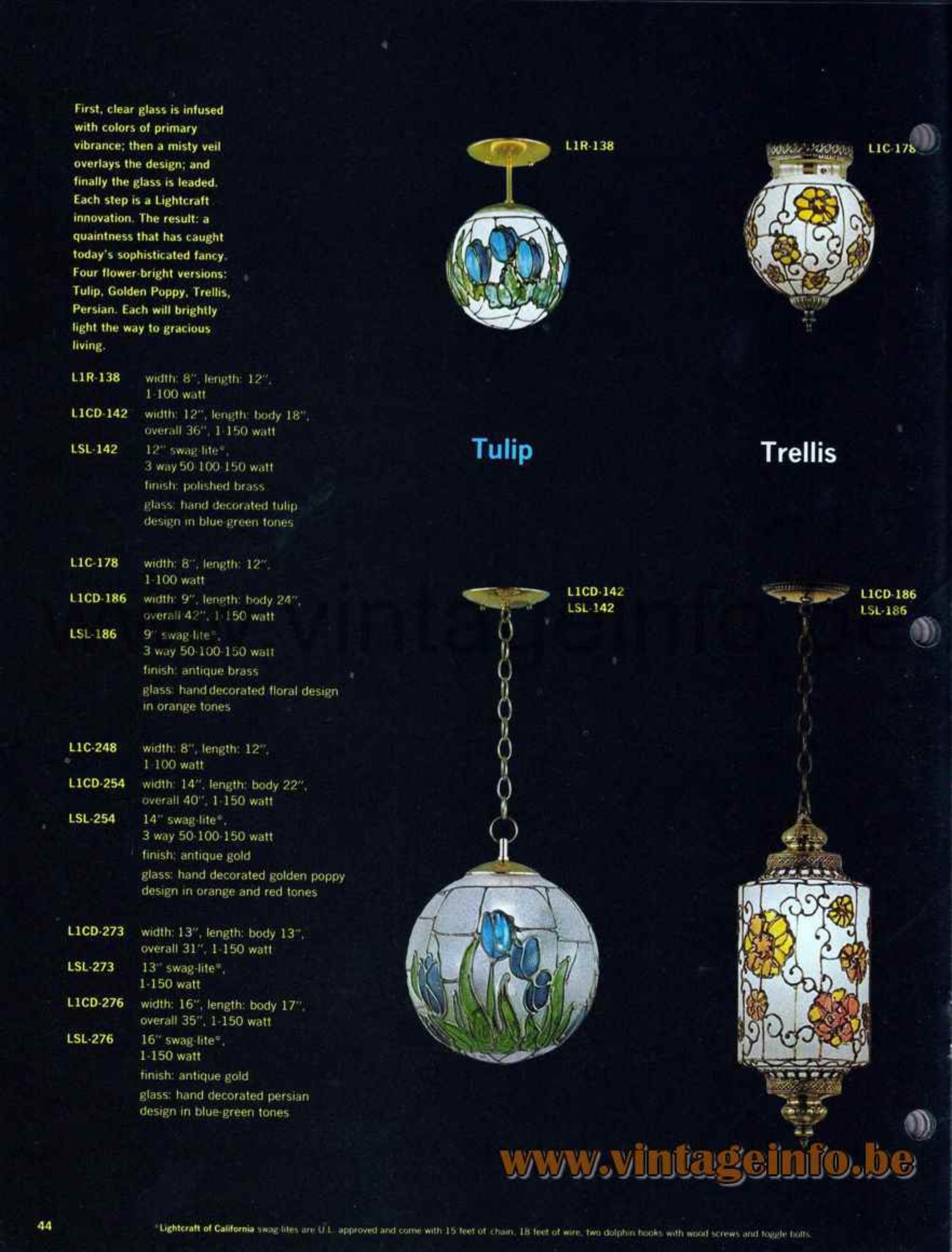 Lightcraft Of California 1960s Catalogue Vintageinfo All About