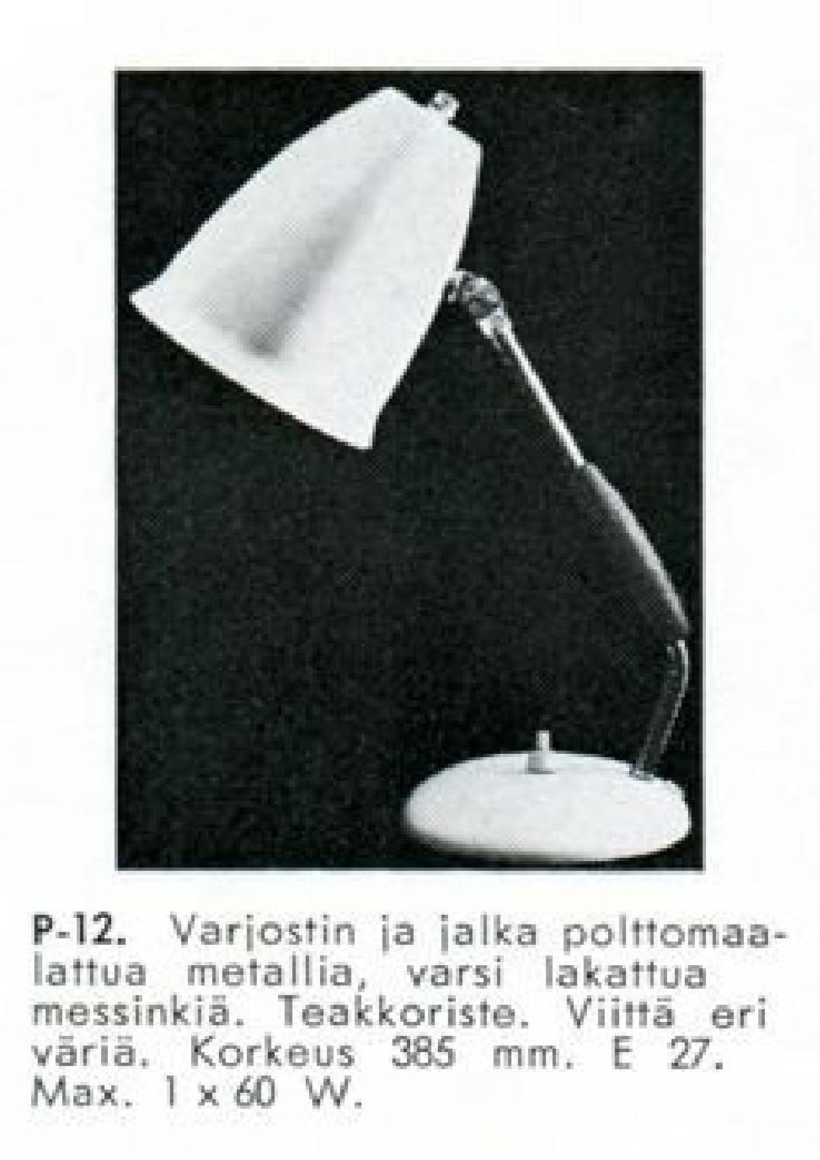 Oy Lival Ab 1960s Lighting Catalogue –Vintageinfo – All About Vintage ...